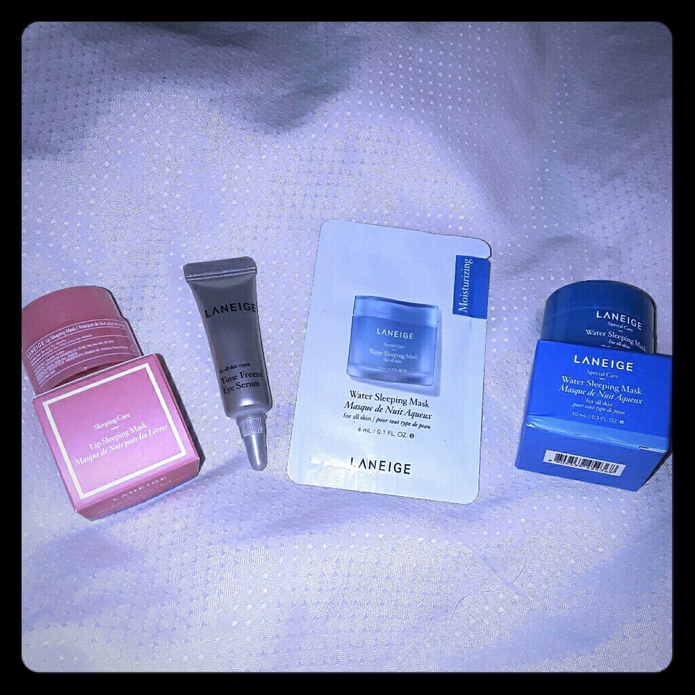 Laneige lot sleeping masks & time freeze eye serum